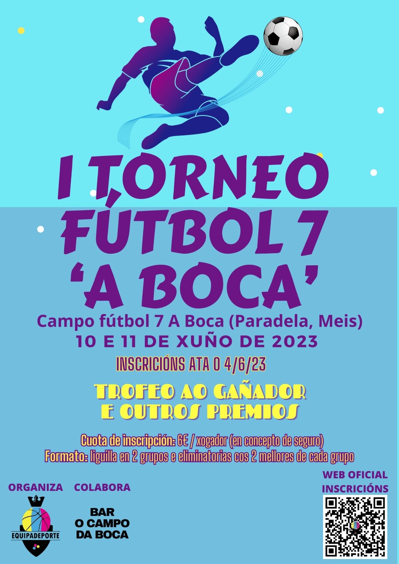 Cartel I Torneo Fútbol 7 'A Boca'
